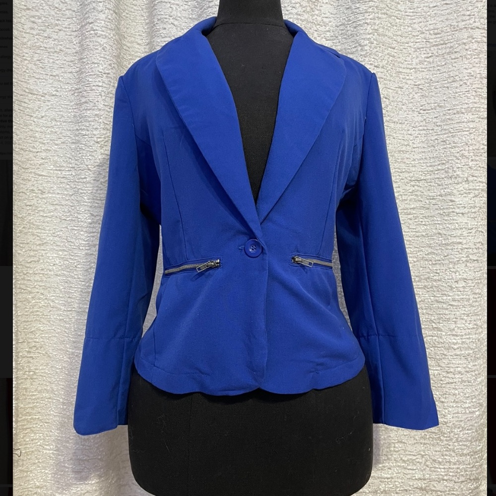 Material Girl Blue Blazer